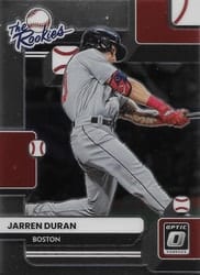 2022 Donruss Optic The Rookies Jarren Duran #TR-3 card