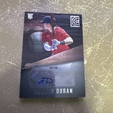 2022 Panini Capstone Rookie Autographs Jarren Duran #RA-JD card