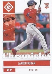 2022 Panini Chronicles Base Set Jarren Duran #6 card