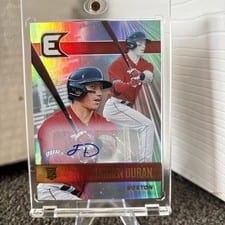 2022 Panini Chronicles Essentials Autographs Jarren Duran #5 card