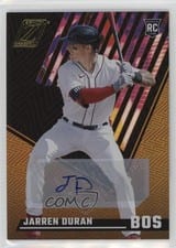 2022 Panini Chronicles Zenith Autographs Jarren Duran #2 card