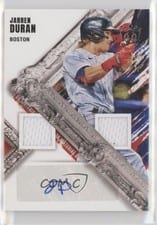 2022 Panini Diamond Kings DK Material Signatures Jarren Duran #DMS-JD card