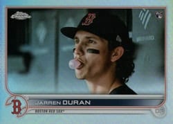 2022 Topps Chrome Base Set Jarren Duran #113 card