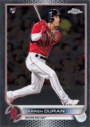 2022 Topps Chrome Base Set Jarren Duran #113 card
