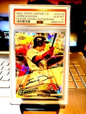 2022 Topps Chrome Logofractor Edition Future Stars Autographs Jarren Duran #FSA-JD card