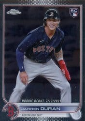 2022 Topps Chrome Update Base Set Jarren Duran #USC70 card