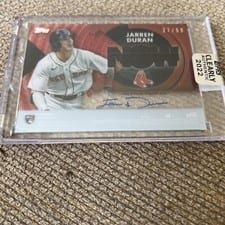 2022 Topps Clearly Authentic Generation Now Autographs Jarren Duran #GNA-JD card