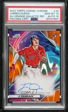 2022 Topps Cosmic Chrome Autographs Jarren Duran #CCA-JD card