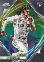 2022 Topps Cosmic Chrome Base Set Jarren Duran #139 card