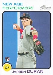2022 Topps Heritage New Age Performers Jarren Duran #NAP-23 card