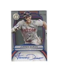 2025 Topps Tribute Autographs Jarren Duran #TA-DUR card