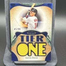 2026 Topps Tier One Tier One Relics Die-Cut Jarren Duran #T1RD-JD card