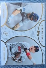 2025 Topps Dynamic Duals Base Set Jarren Duran / Nomar Garciaparra #50 card