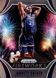 2019-20 Panini Prizm Fireworks Jarrett Culver #30 card