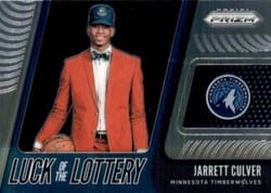 2019-20 Panini Prizm Luck of the Lottery Jarrett Culver #6 card