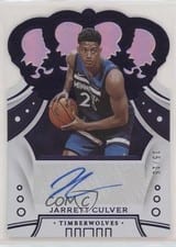 2019 Panini Crown Royale Rookie Autographs Jarrett Culver #CR-JCV card