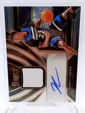 2019 Panini Select Rookie Jersey Autographs Jarrett Culver #JCV card