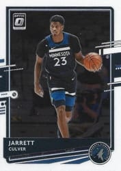 2020-21 Donruss Optic Base Set Jarrett Culver #150 card