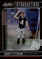 2019 Panini Absolute Introductions Jarrett Stidham #10 card