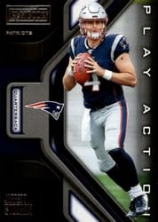 2019 Panini Playbook Play Action Jarrett Stidham #6 card