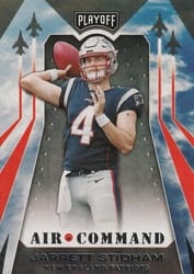 2019 Panini Playoff Air Command Jarrett Stidham #5 card