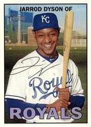 2016 Topps Heritage Base Set Jarrod Dyson #208 card
