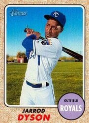 2017 Topps Heritage Base Set Jarrod Dyson #288 card