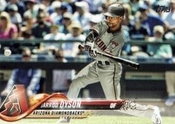 2018 Topps Base Set Jarrod Dyson #490 card