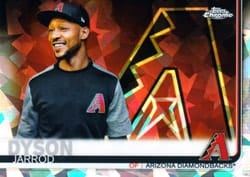 2019 Topps Chrome Sapphire Edition Base Set Jarrod Dyson #351 card