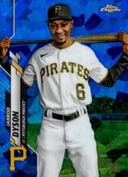 2020 Topps Chrome Update Sapphire Edition Base Set Jarrod Dyson #U-178 card
