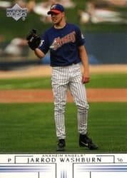 2002 Upper Deck Base Set Jarrod Washburn #55 card