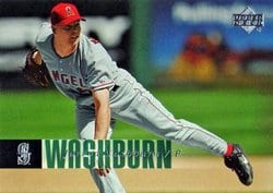 2006 Upper Deck Base Set Jarrod Washburn #11 card