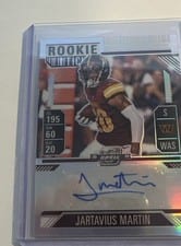 2024 Panini Contenders Optic Rookie Ticket Autographs Jartavius Martin #165 card
