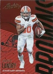 2018 Panini Absolute Base Set Jarvis Landry #24 card