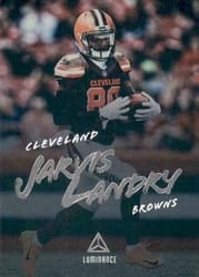 2018 Panini Luminance Base Set Jarvis Landry #40 card