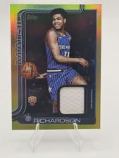 2025-26 Topps Flagship Real One Relics Jase Richardson #FRO-JR card