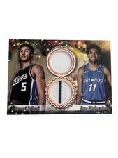 2025-26 Topps Holiday Dual Player Relics Jase Richardson / Nique Clifford #DPR-NL card