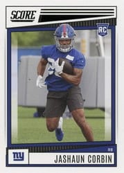 2022 Score Base Set Jashaun Corbin #348 card