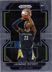 2022 Panini Prizm WNBA Base Set Jasmine Dickey #41 card
