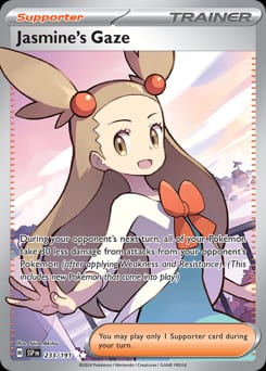Surging Sparks Jasmine's Gaze #233 card