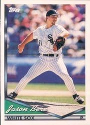 1994 Topps Base Set Jason Bere #118 card
