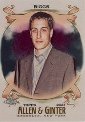 2021 Topps Allen & Ginter Chrome Base Set Jason Biggs #212 card