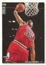 1995-96 Collector's Choice Base Set Jason Caffey #315 card