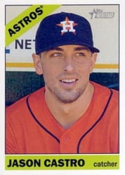 2015 Topps Heritage Base Set Jason Castro #28 card