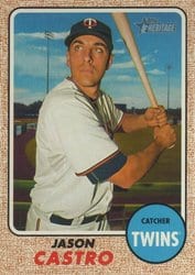 2017 Topps Heritage Base Set Jason Castro #271 card