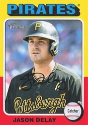2024 Topps Heritage Mini Base Set Jason Delay #233 card
