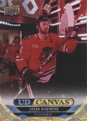 2024-25 Upper Deck UD Canvas Jason Dickinson #C259 card