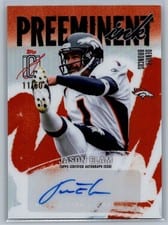 2025 Topps Signature Class Preeminent Ink Jason Elam #PI-JE card