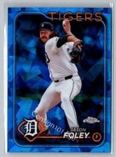 2024 Topps Chrome Update Sapphire Edition Base Set Jason Foley #USCS290 card