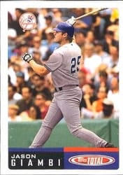 2002 Topps Total Base Set Jason Giambi #25 card